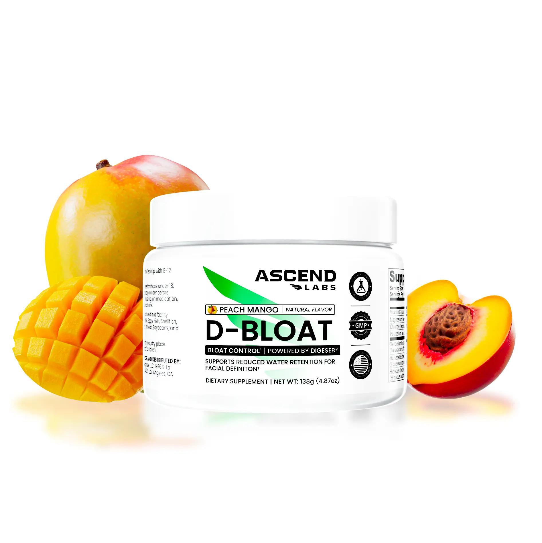 D-BLOAT Daily Debloat Powder - ASCEND LABS - 30 Servings