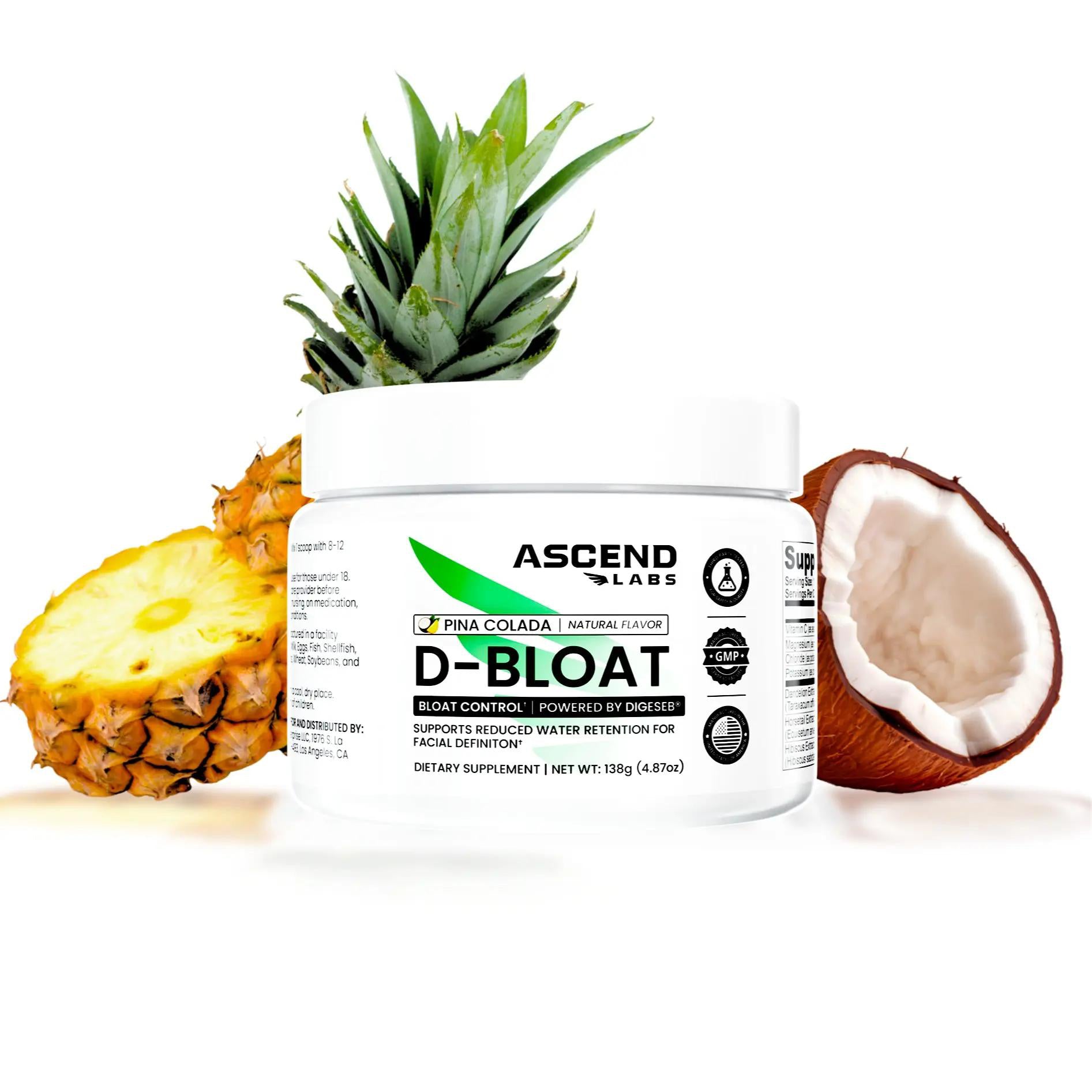 D-BLOAT Daily Debloat Powder - ASCEND LABS - 30 Servings